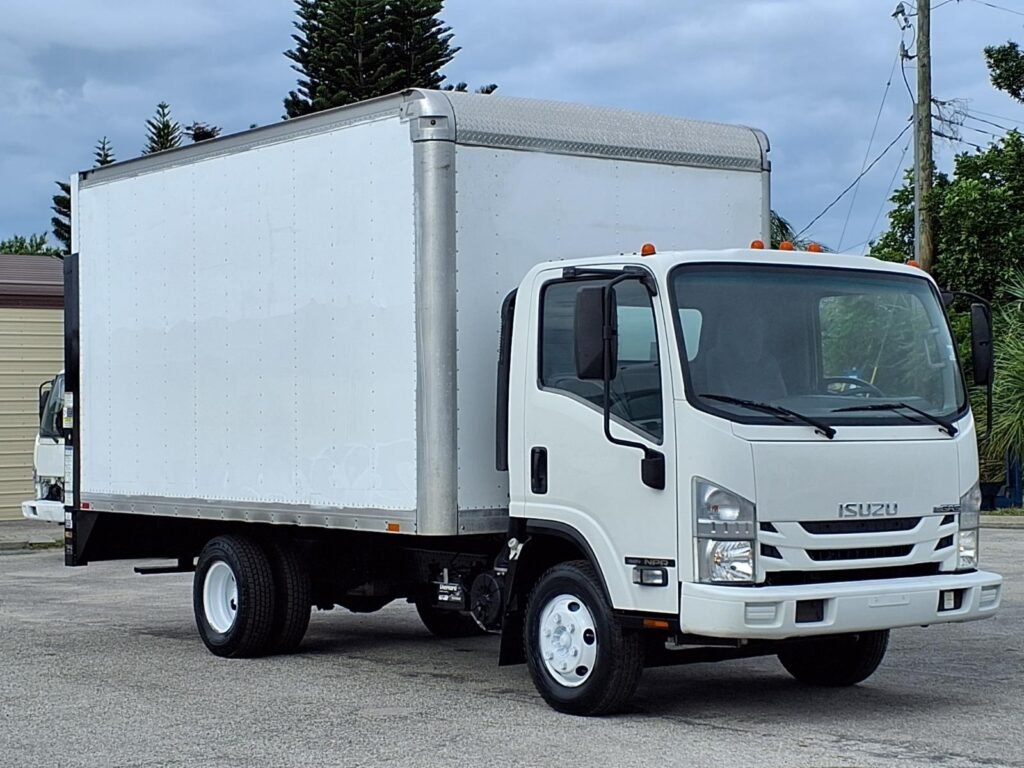 2018 Isuzu NPR 14 ft Box Truck