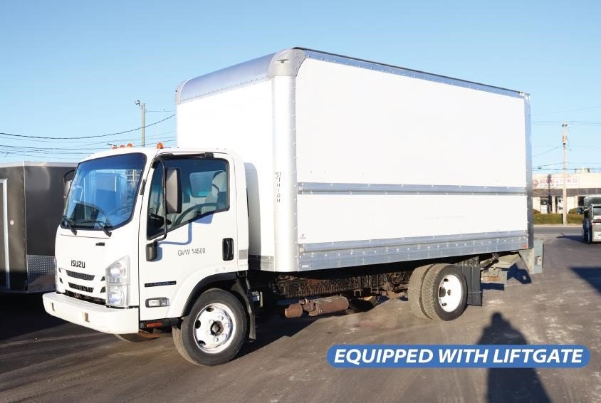 2018 Isuzu NPR HD Box Truck – 102,427 mi