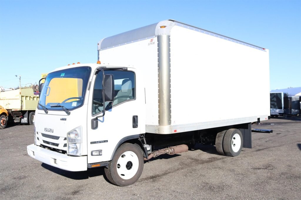2017 Isuzu NPR HD 16 ft Box Truck – 84,425 mi